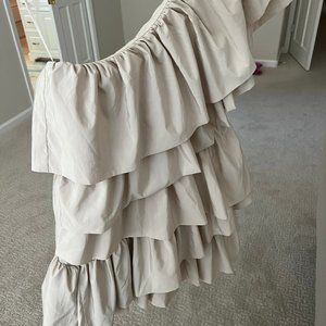 endless rose Women's One-Shoulder Ruffled Mini Dress